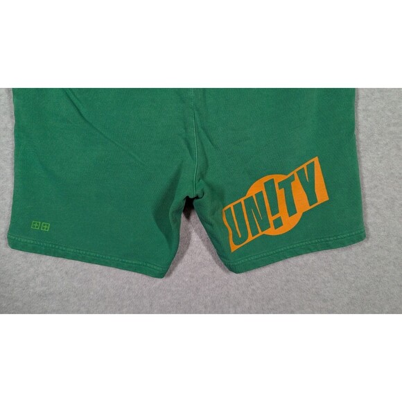 Ksubi Men Shorts Large Retro Thick Knit Unity‎ Happens Graphic Athletic Cotton - Picture 7 of 16